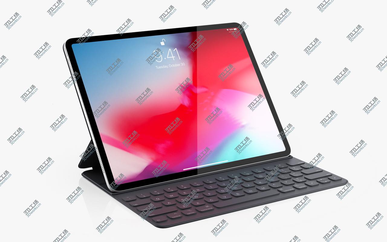 images/goods_img/202104021/3D model Apple iPad Pro 12.9 inch 2018 and Keyboard Folio/3.jpg
